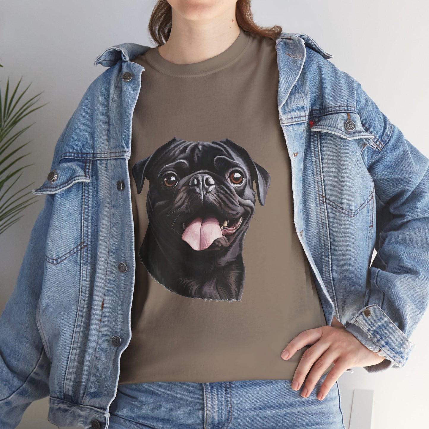 Dog Lover Unisex Tee with Vibrant Design - Ideal for Casual Outings and Gifting
