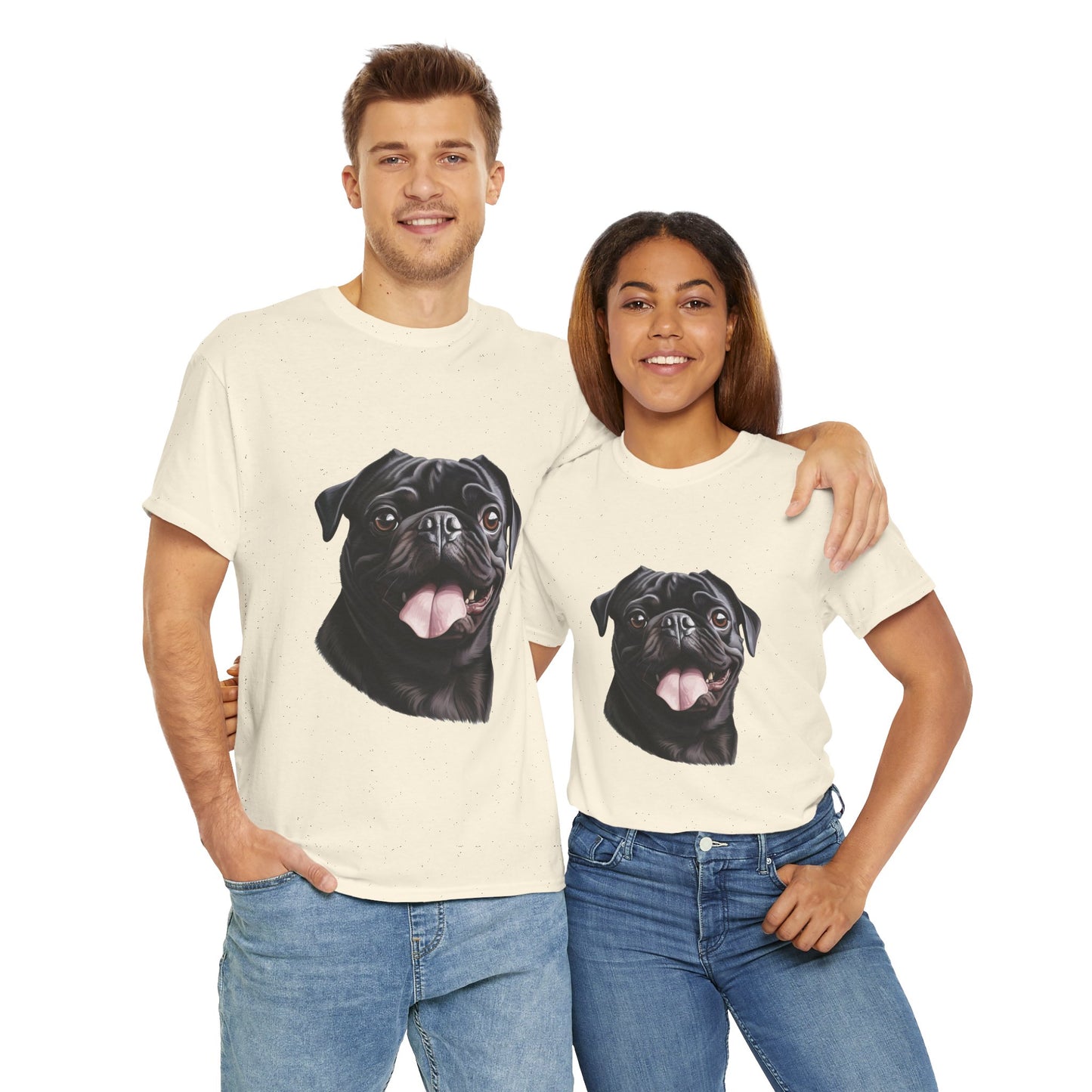 Dog Lover Unisex Tee with Vibrant Design - Ideal for Casual Outings and Gifting