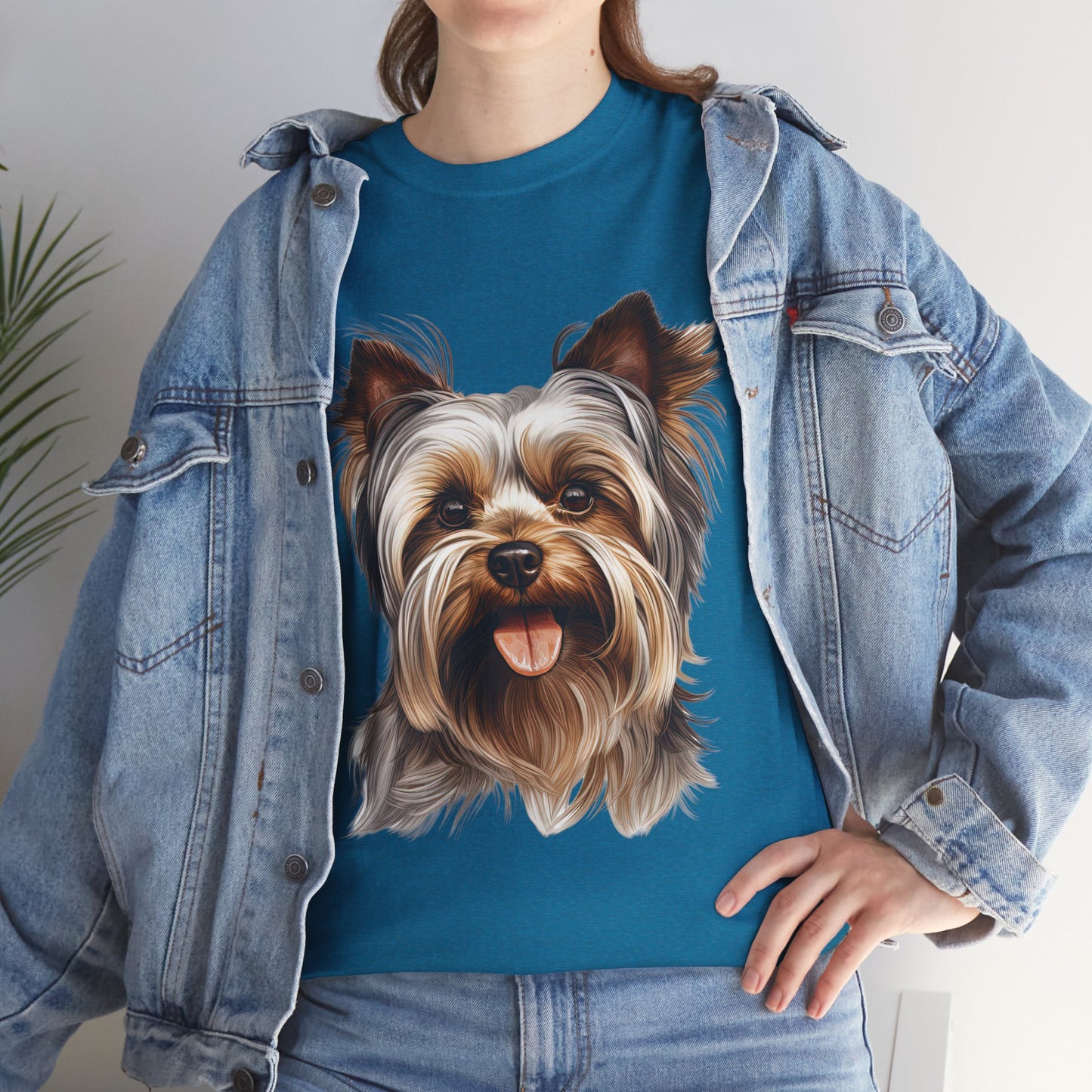 Dog Lover Unisex Tee with Vibrant Design - Ideal for Casual Outings and Gifting Yorkshire Terrier